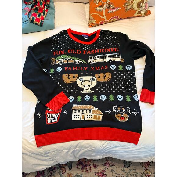 National Lampoon Christmas Vacation Men's Griswold Family Christmas Sweater XL - Picture 7 of 9